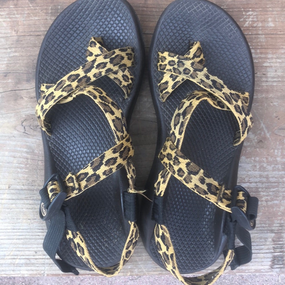 Leopard Print Chacos